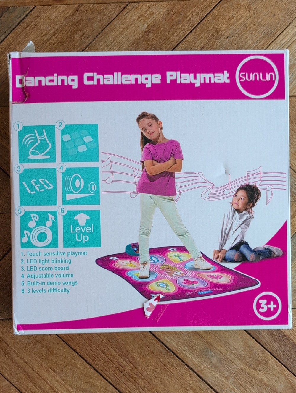 Pink Dancing Challenge Playmat for Kids